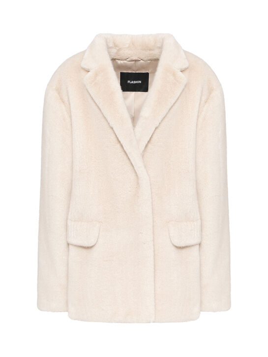 Пальто из эко-меха Flashin | Фото 1