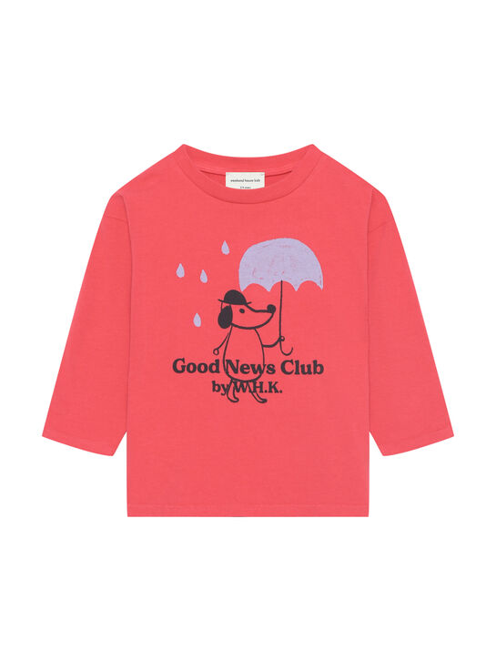 Лонгслив, принт собака с зонтом Weekend house kids | Фото 1