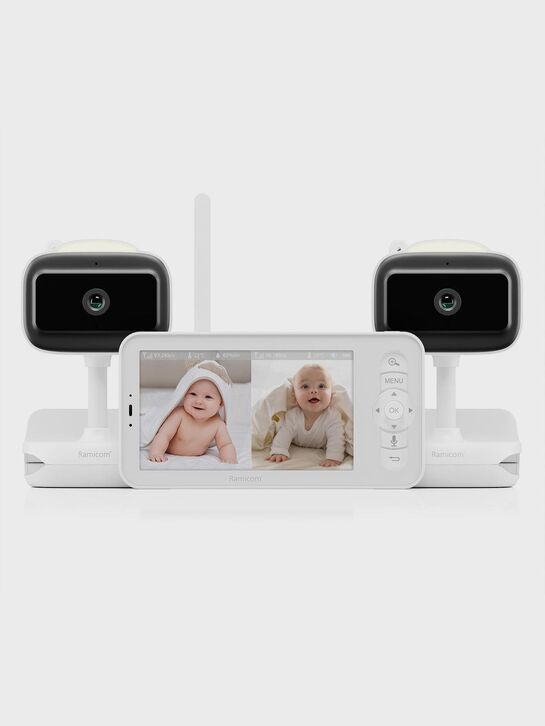 Видеоняня Ramicom две камеры, встроенные аккумуляторы, крепление-прищепка  | Фото 2