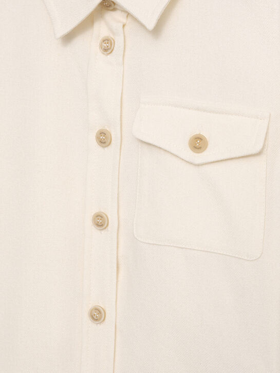 Рубашка фланелевая с карманом Eleventy | Фото 3