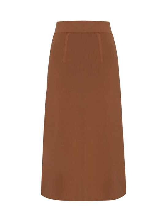 Юбка с декоративными пуговицами Elisabetta Franchi | Фото 6