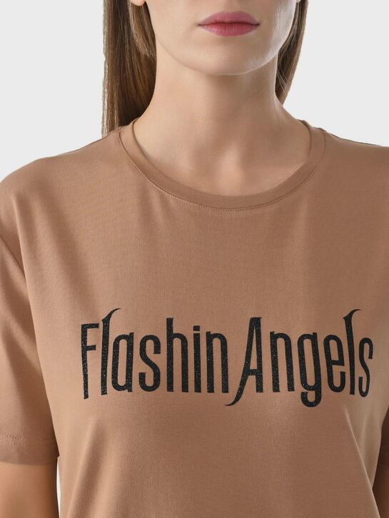 Футболка с черной надписью Flashin | Фото 7