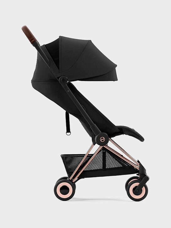 Коляска прогулочная Coya Rosegold Sepia Black с дождевиком CYBEX | Фото 5