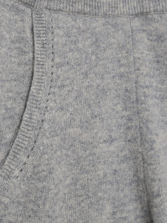 Брюки из кашемира, серые Oscar et Valentine | Фото 3