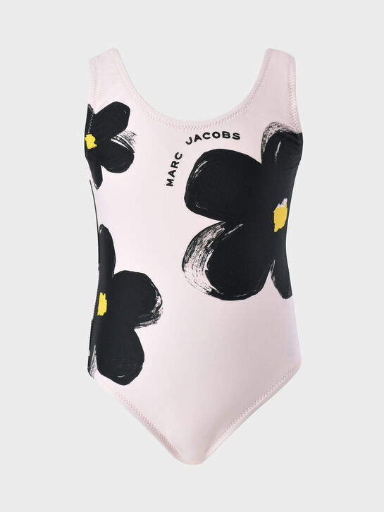 Купальник с принтом &quot;черные цветы&quot; Marc Jacobs | Фото 1