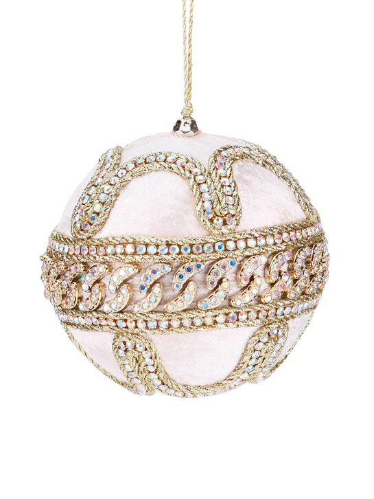 Елочный золотистый шар, 10 см Goodwill | Фото 1