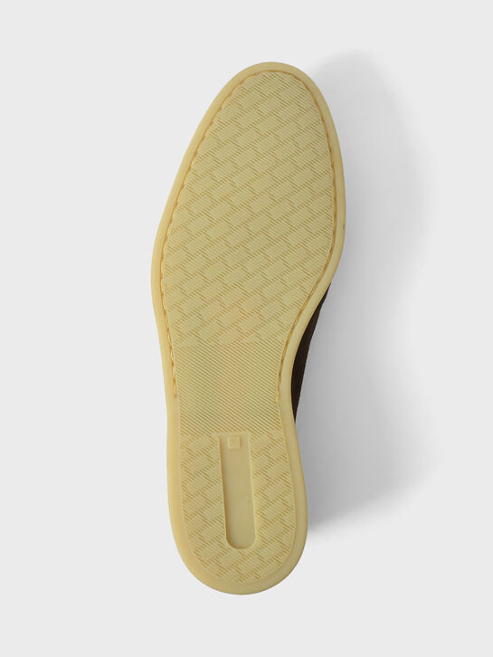 Лоферы замшевые, коричневые Gallucci | Фото 5