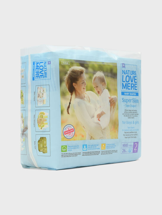 Подгузники супертонкие Super Slim S 3-6 кг, 26 шт NATURE LOVE MERE | Фото 2
