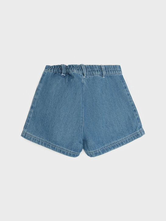 Джинсовые шорты с вышивкой The New Society | Фото 2