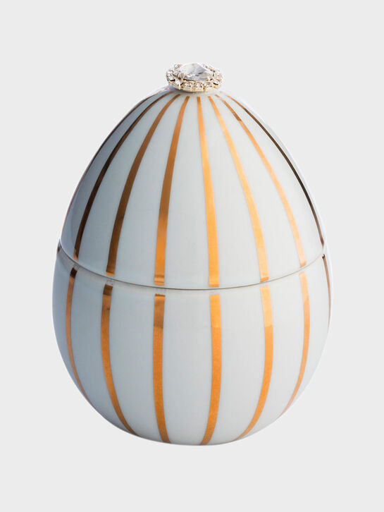 Ароматическая свеча Bois de Russie White Gold Stripes, 200 г Ladenac Milano | Фото 1