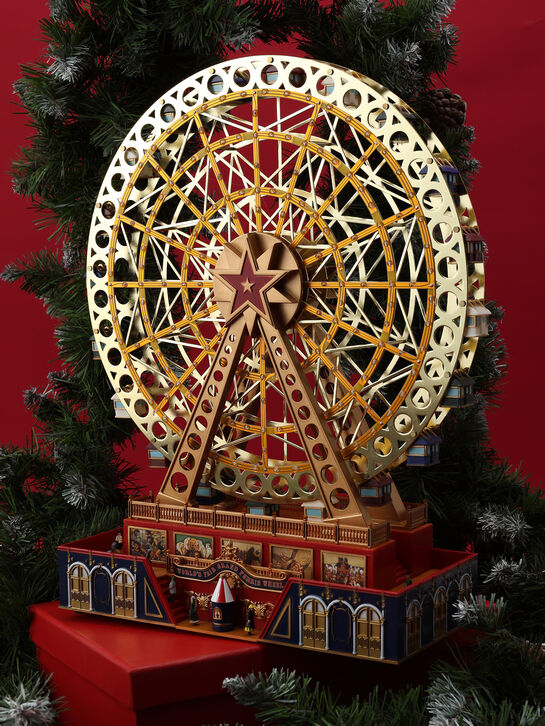 Новогодний сувенир &quot;Колесо обозрения&quot; Musicboxworld | Фото 2