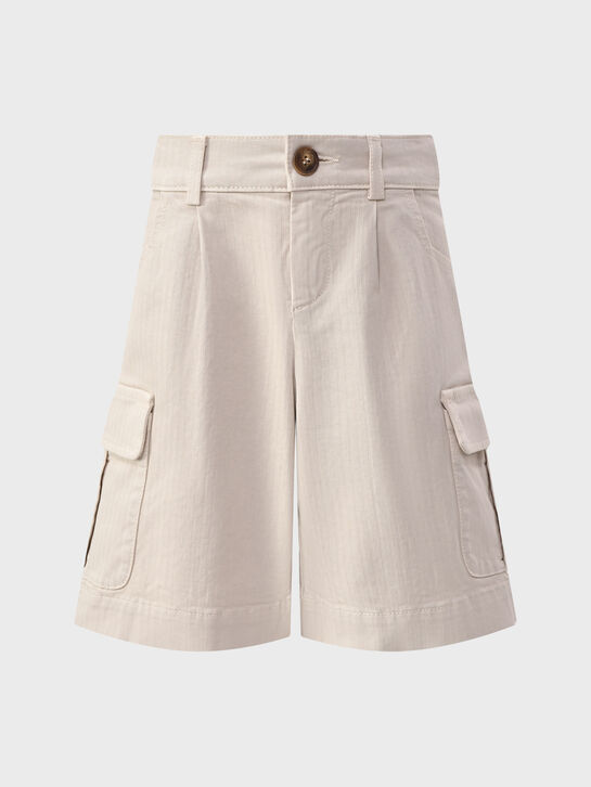 Бермуды с карманами-карго, серые Etro | Фото 1