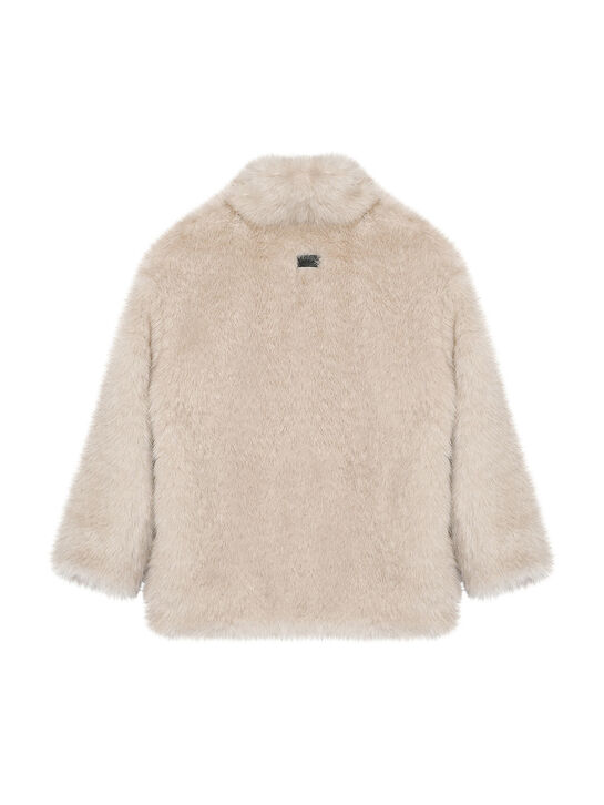 Шуба из эко-меха MSGM | Фото 3