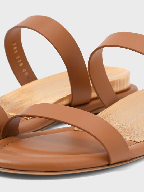 Сандалии Zep Blade, коричневые Casadei | Фото 7