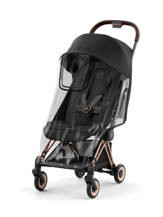 Коляска Coya Rosegold Mirage Grey с дождевиком и бампером CYBEX | Фото 11