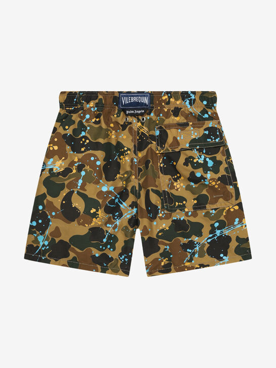 Шорты для купания, принт милитари Palm Angels | Фото 2