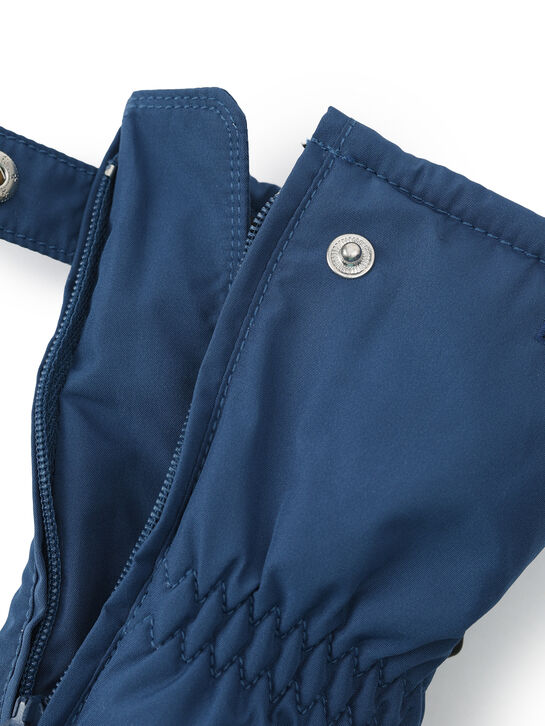 Варежки непромокаемые с молнией, синие Poivre Blanc | Фото 3