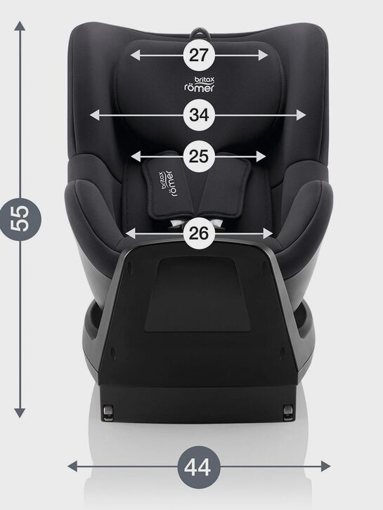 Кресло автомобильное DUALFIX PLUS Midnight Grey Britax Roemer | Фото 7