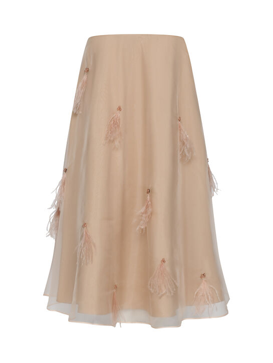 Юбка из шелковой органзы Dorothee Schumacher | Фото 1