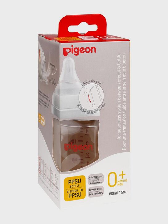 Бутылочка для кормления из премиального пластика, 160 мл. Pigeon | Фото 12
