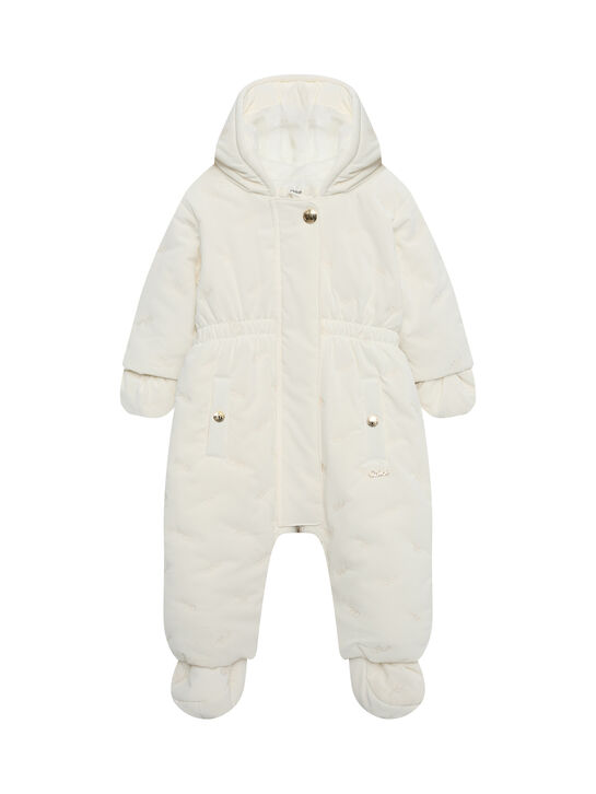 Комбинезон с лого, белый Chloe | Фото 1