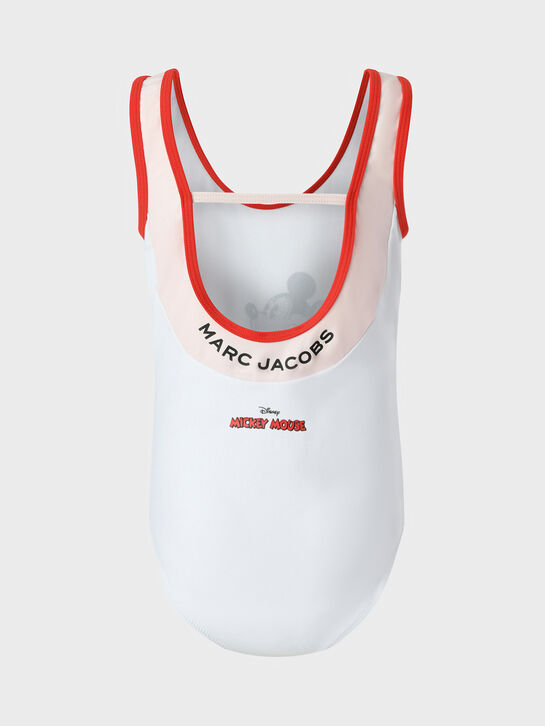Купальник с принтом &quot;Mickey&quot; и красной окантовкой Marc Jacobs | Фото 2