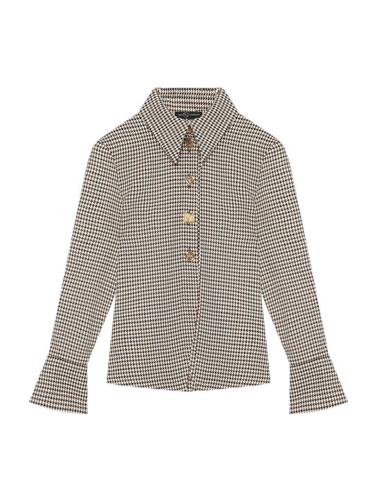 Рубашка, принт гусиная лапка Dan Maralex | Фото 1