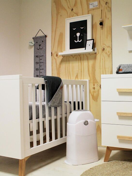 Накопитель подгузников Silver, белый/серый Diaper Champ | Фото 2