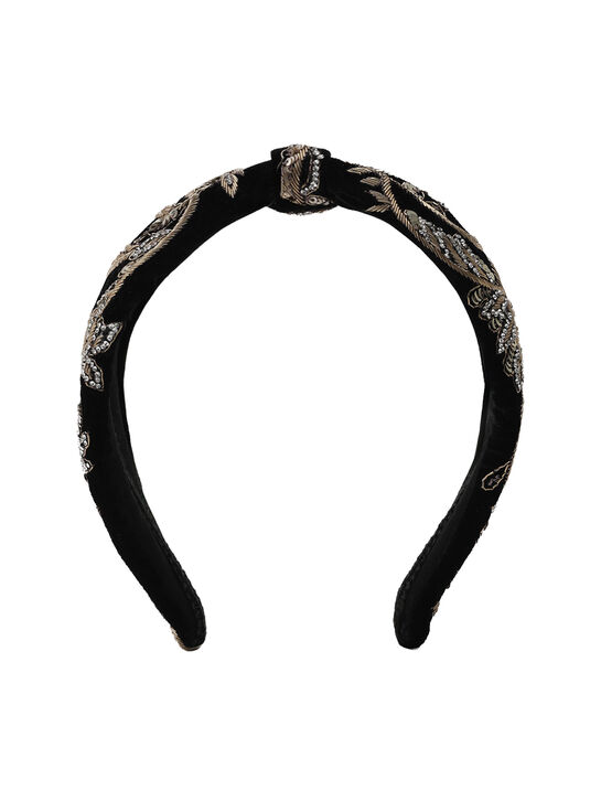 Ободок бархатный с бисером Maison Ava | Фото 1