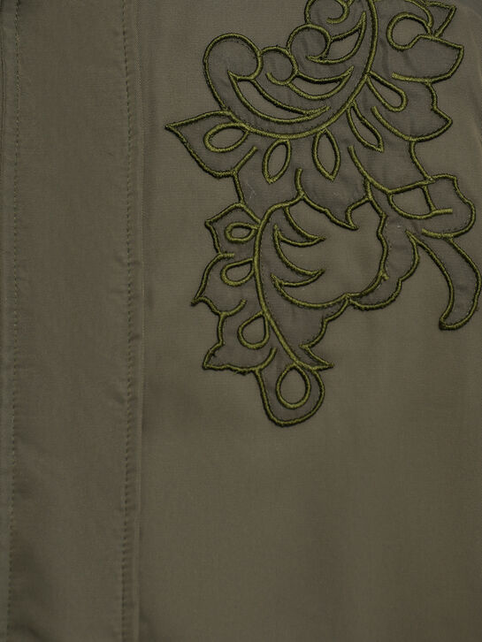 Куртка-парка с отделкой эко-мехом Ermanno Scervino | Фото 9