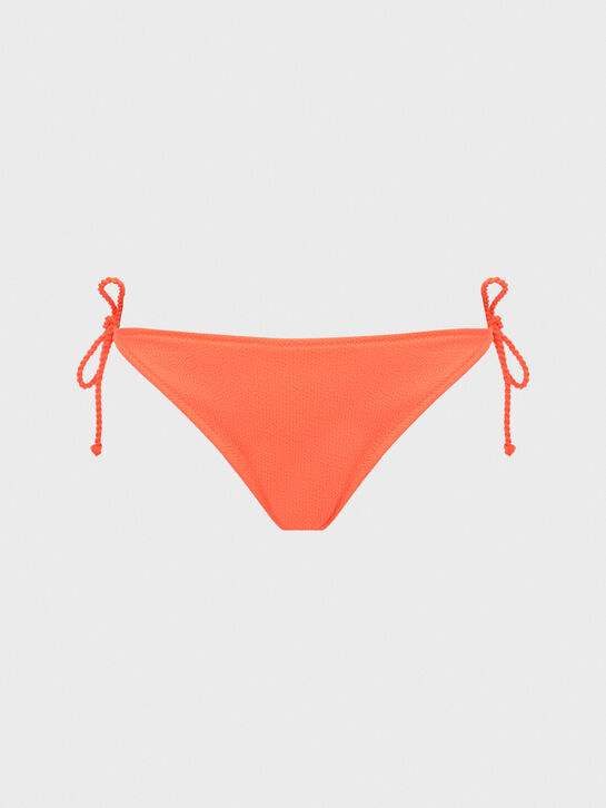 Плавки кораллового цвета с боковыми завязками NATAYAKIM | Фото 1