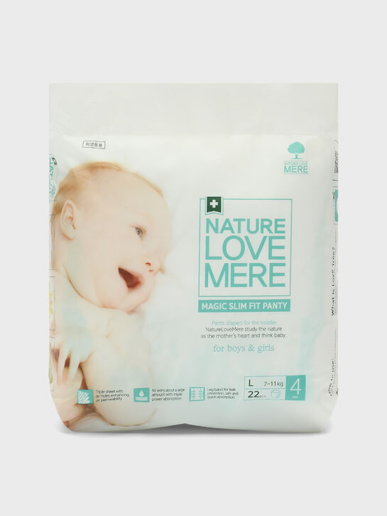 Подгузники-трусики ультратонкие MAGIC SLIM L 7-11 кг, 22 шт NATURE LOVE MERE | Фото 1