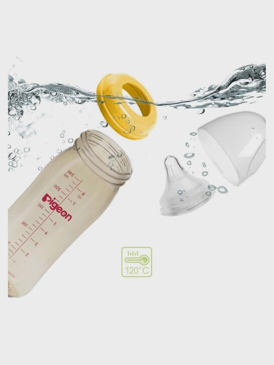 Бутылка Soft Touch Перистальтик Плюс PPSU, 240 мл Pigeon | Фото 5