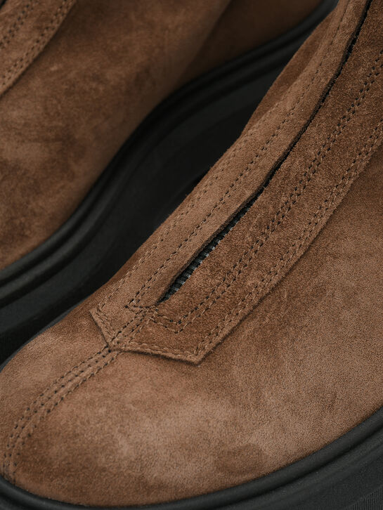 Ботинки с застежкой на молнию, коричневые Jarrett | Фото 3