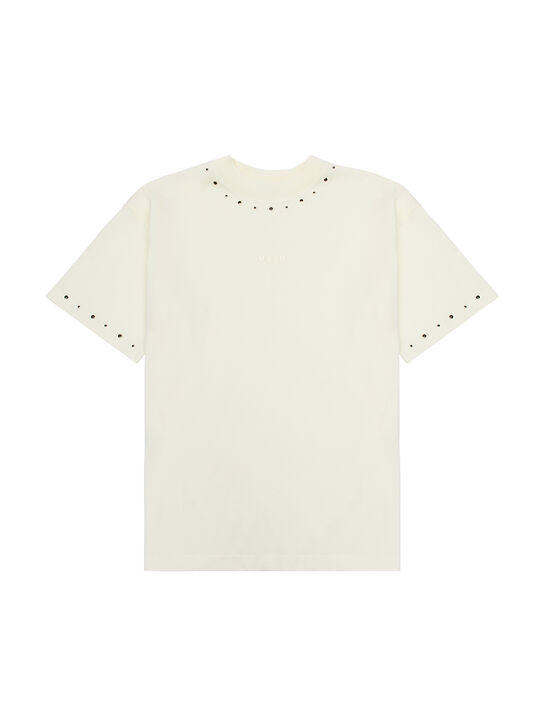 Футболка с клепками MSGM | Фото 1