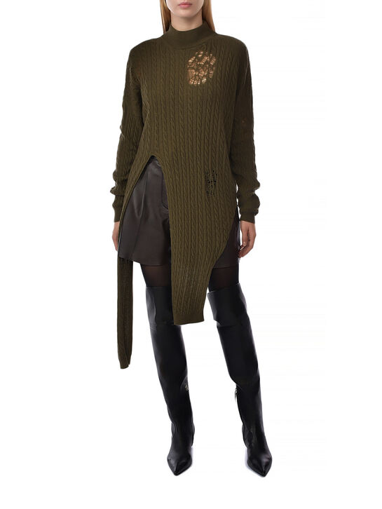 Джемпер цвета хаки Blumarine | Фото 2