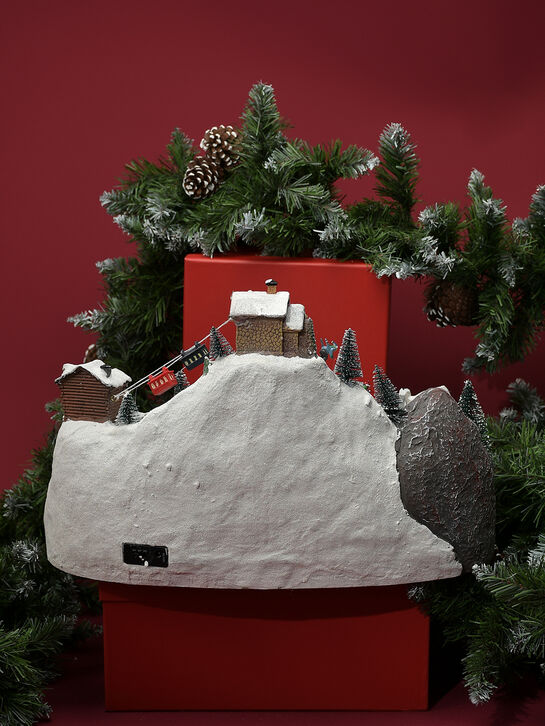 Новогодний сувенир &quot;Зимняя деревня&quot; Musicboxworld | Фото 4