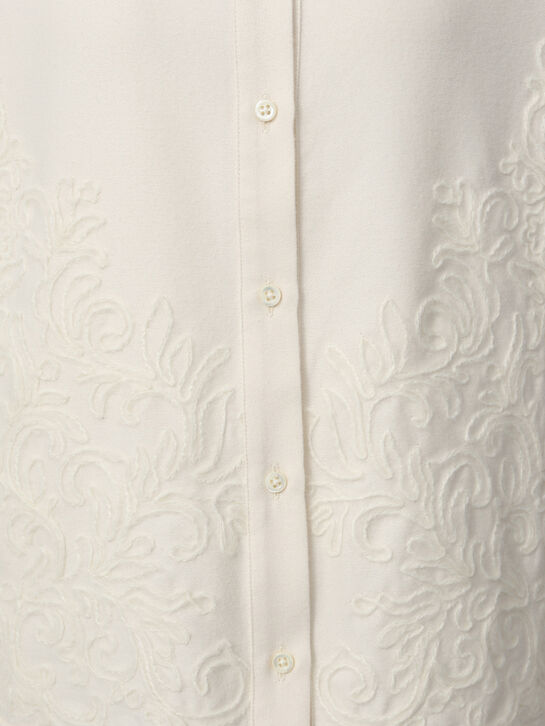 Рубашка с вышивкой Ermanno Scervino | Фото 7