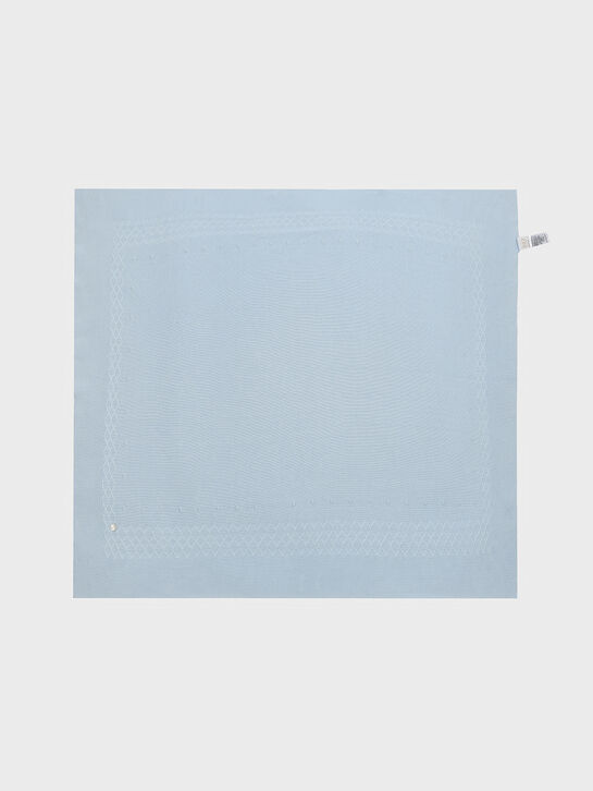 Плед вязаный, голубой Paz Rodriguez | Фото 3