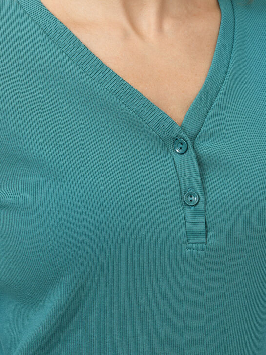 Ночная рубашка цвета морской волны Dan Maralex | Фото 6