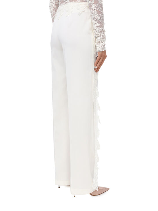 Брюки с кружевным поясом Blumarine | Фото 5