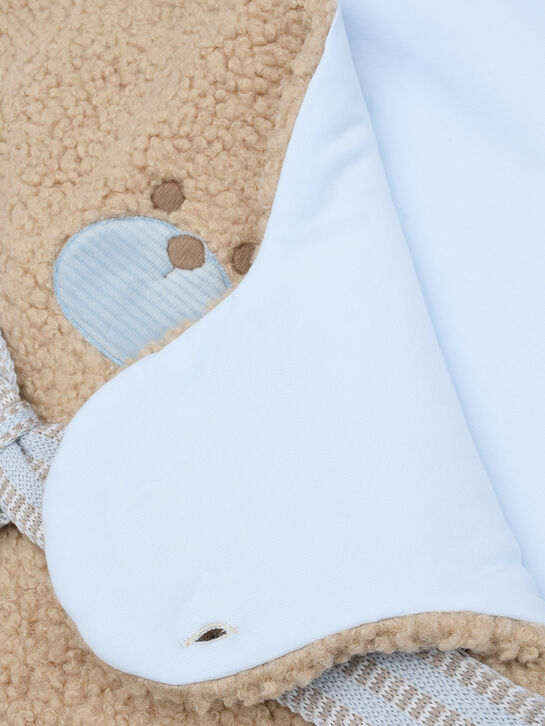 Конверт с декором &quot;медвежонок&quot;, бежевый Marlu | Фото 6