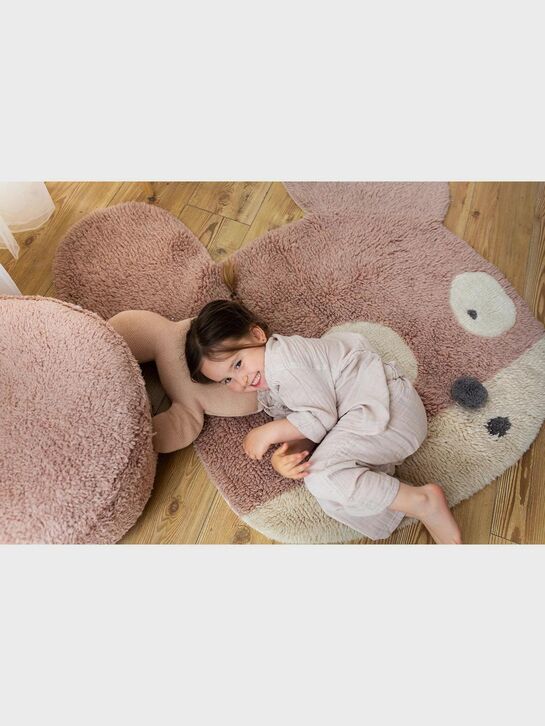 Шерстяной стираемый ковер Miss Mighty Mouse 100х120 см Lorena Canals | Фото 8