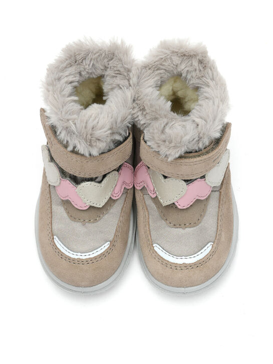 Сапоги мембранные с застежками велкро, бежевые SUPERFIT | Фото 4