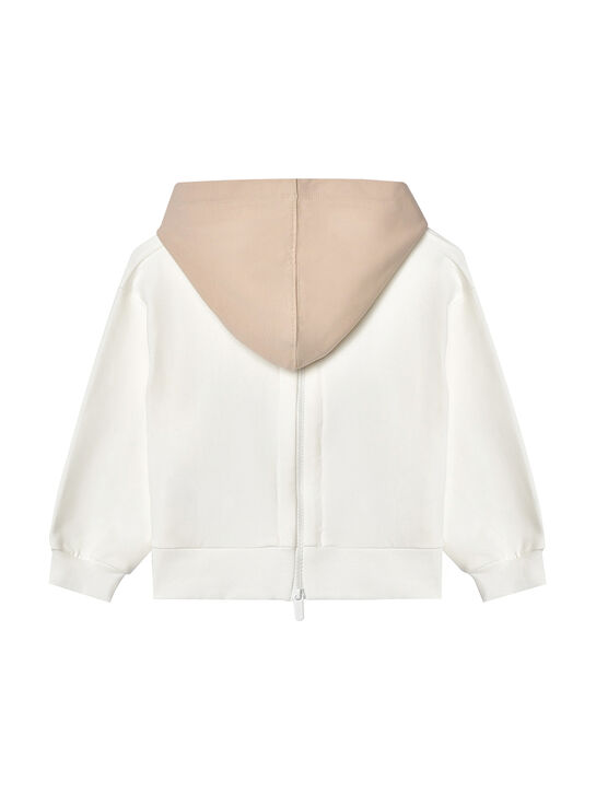 Костюм спортивный, принт мишка в стразах Monnalisa | Фото 3