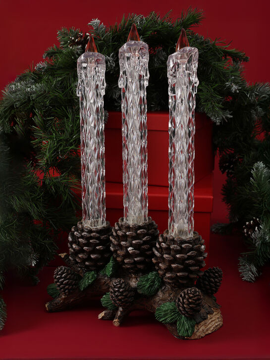 Декор &quot;Свечи&quot; (подсветка, 2хАА), 39 см TIANQIN ARTS AND CRAFTS | Фото 3