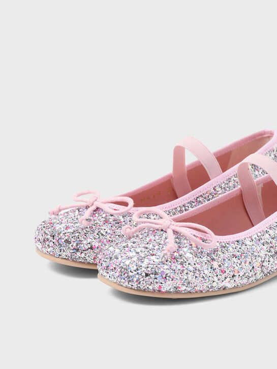 Туфли с блестками, розовые Pretty Ballerinas | Фото 6