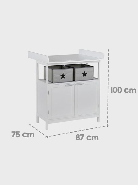 Пеленальный комод с шкафчиком Hamburg, белый Roba | Фото 8