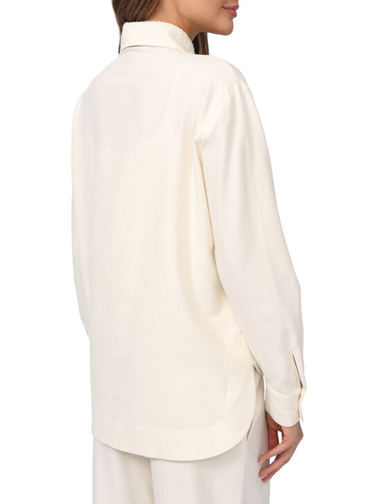 Рубашка с вышивкой Ermanno Scervino | Фото 4