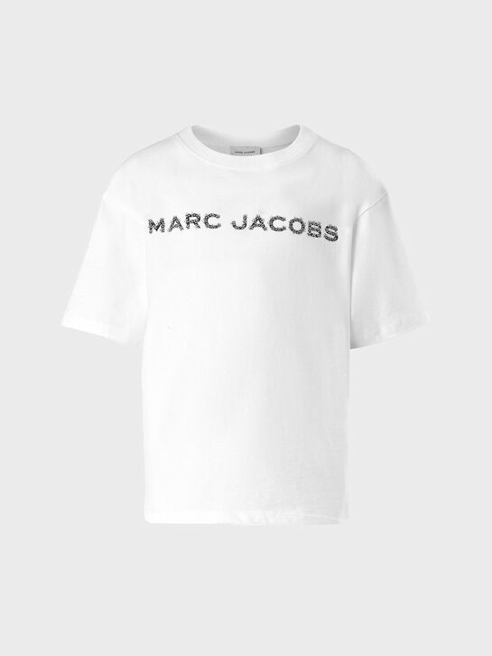 Футболка с лого в стразах Marc Jacobs | Фото 1